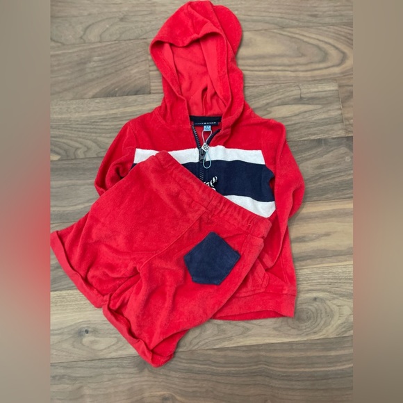 NWOT 2T Short Outfit Red and Blue - Picture 2 of 6